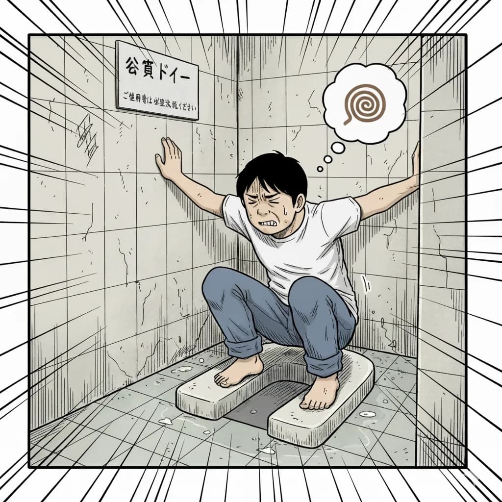 用手扶墙的姿势解决
